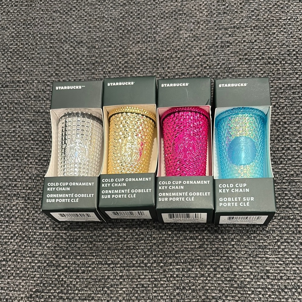 Starbucks Silver and Gold Phone Accessory Set